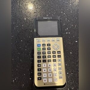 Texas Instruments TI-84 Plus CE Black and Gold Graphing Calculator